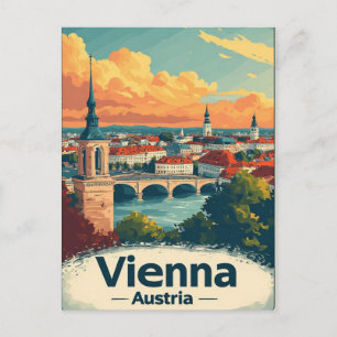 Wien Österreich Erinnerungsgeschenk für jemanden B Postkarte