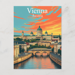 Wien, Österreich, Europa Reisen Postkarte