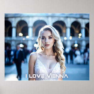 WIEN - ÖSTERREICH - ICH LIEBE WIEN POSTER