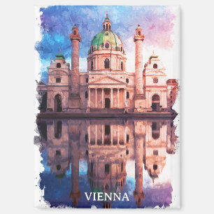 Wien Österreich Karlskirche Kirche Magnet