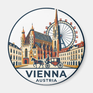 Wien Österreich Magnet