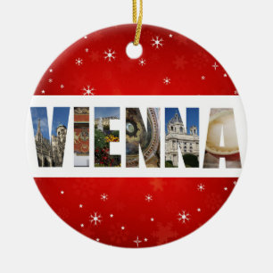 Wien Österreich Österreichische City-Fotos Weihn Keramik Ornament