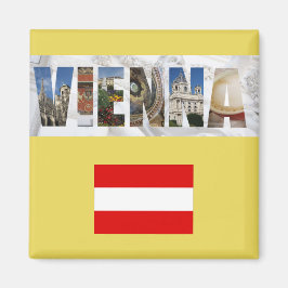 Wien Österreich Österreichische Fotos für Flaggenr Magnet