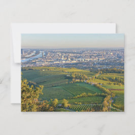 Wien, Österreich, Panorama aus Kahlenberg Postkarte