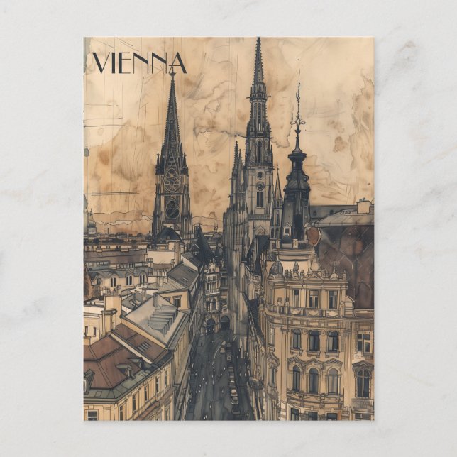 Wien Österreich Postkarte (Vorderseite)