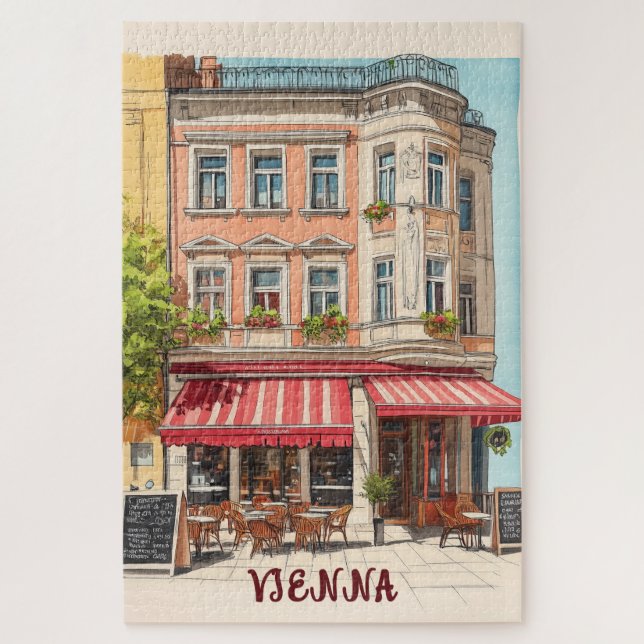 Wien Österreich Reise Puzzle (Vertikal)