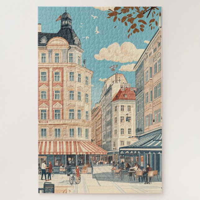 Wien Österreich Reise Puzzle (Vertikal)