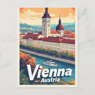 Wien Österreich Reise Souvenir für Zuhause Erinner Postkarte