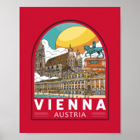 Wien Österreich Reisemarke