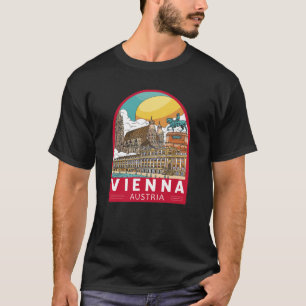Wien Österreich Reisemarke T-Shirt
