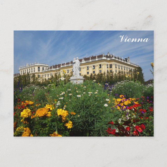 Wien Österreich Reisen Foto Schonbrunn Palace Postkarte (Vorderseite)