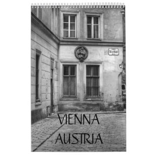 Wien Österreich Schwarz/Weiß Kalender