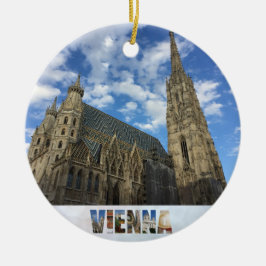 Wien Österreich St Stephen Kathedrale Weihnachten Keramik Ornament
