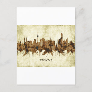 Wien Österreich Stadtlandschaft Feiertagspostkarte