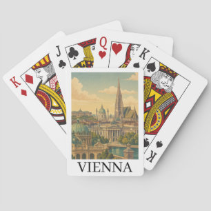 Wien Österreich Vintage Reise Österreichische Kult Spielkarten