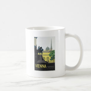 Wien Österreich - Vintage Reiseverkehr Kaffeetasse