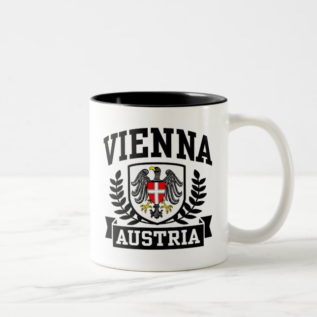 Wien Österreich Zweifarbige Tasse (Rechts)
