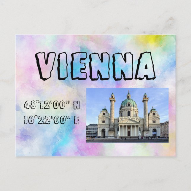Wien Postkarte (Vorderseite)