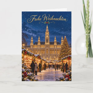 Wien Rathaus Weihnachtsmarkt Frohe Weihnachten