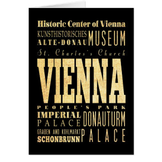 Wien Stadt Österreich Typografie Kunst
