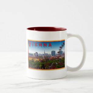 Wien - Stadtbild Zweifarbige Tasse