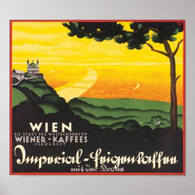 Wien Travel Poster (Vorne)
