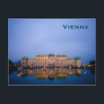 Wien Vintag Tourismus Reisen hinzufügen Postkarte<br><div class="desc">Es ist eine wunderschöne künstlerische Sicht auf das Gebäude der Architektur von Wien Österreich. Es ist die beste Werbung für Reisen nach Wien Österreich.</div>