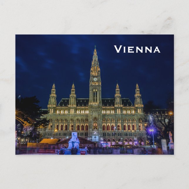 Wien Vintag Tourismus Reisen Postkarte (Vorderseite)