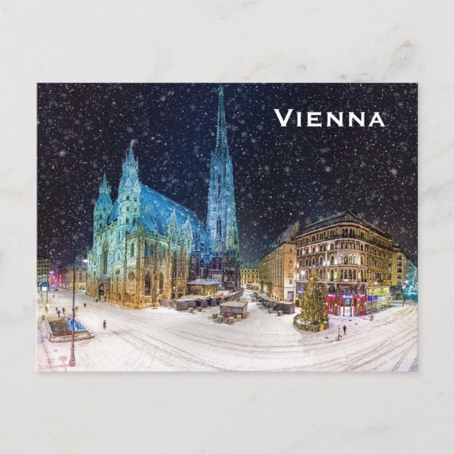 Wien Vintag Tourismus Reisen Postkarte (Vorderseite)