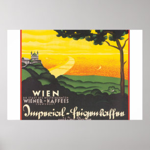 Wien_Vintage Reise-Plakat-Grafik Poster