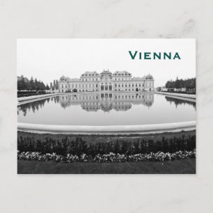 Wien Vintage Tourismus Reise Hinzufügen Postkarte