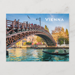 Wien Vintage Tourismus Reise Hinzufügen Postkarte