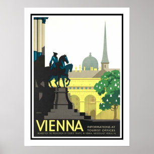 Wien Vintage Travel Poster