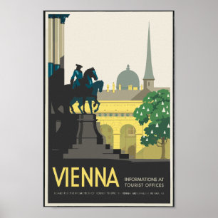 Wien Vintage Travel Poster