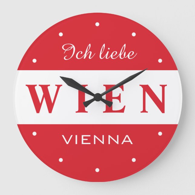 Wien - Wanduhr (Vorderseite)