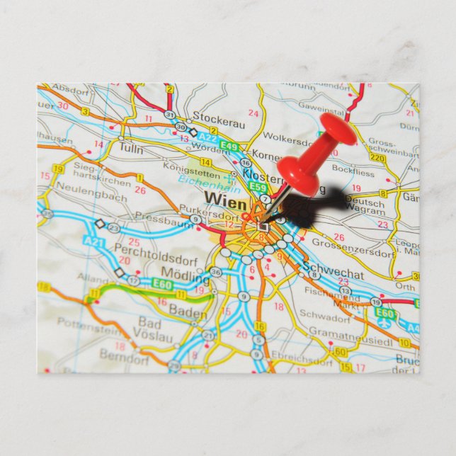 Wien, Wien, Österreich Postkarte (Vorderseite)