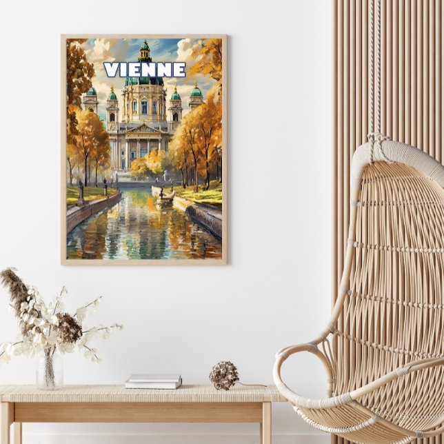 Wien, wo Kaffee eine Kunst, eine Leidenschaft ist Poster (Von Creator hochgeladen)