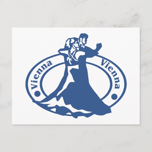 Wiener Briefmarke Postkarte (Vorderseite)