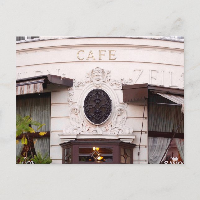 Wiener Café Postkarte (Vorderseite)