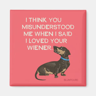 wiener dog magnet