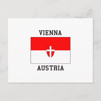 Wiener Flagge Postkarte