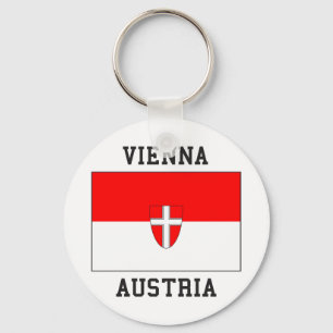 Wiener Flagge Schlüsselanhänger