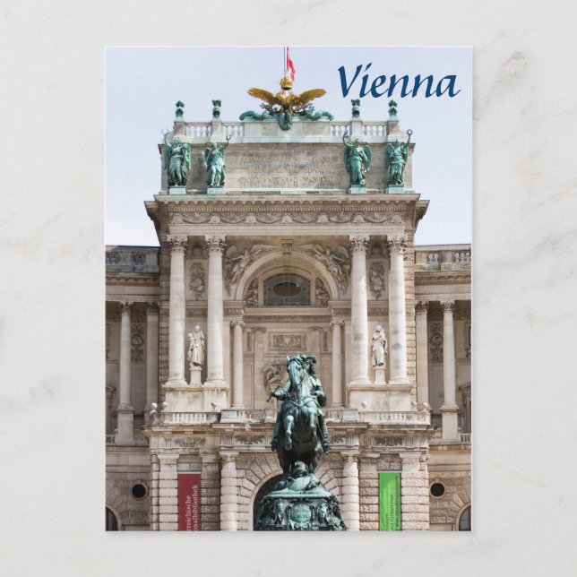 Wiener Foto Neue Hofburg Postkarte (Vorderseite)