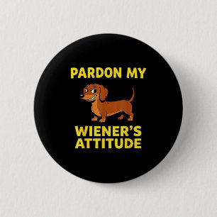 Wiener Hund Dachshund Button