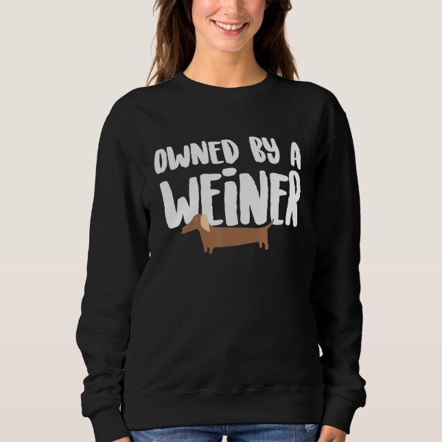 Wiener Hund  Dachshund Hund Sweatshirt (Vorderseite)