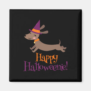 Wiener Hund Halloween Skelett Dachshund Liebhaber Magnet