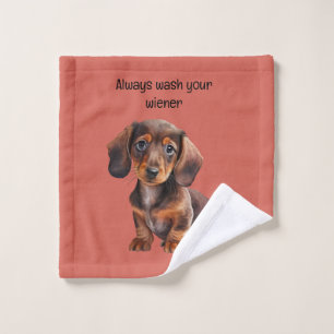 Wiener Hund Waschlappen