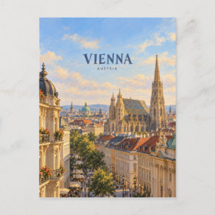 Wiener malerische Reise Kunst Postkarte