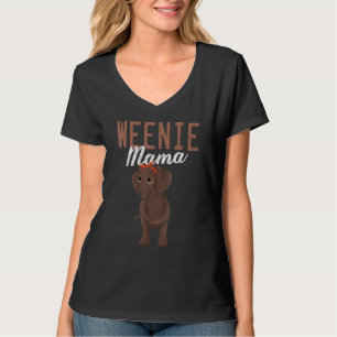 Wiener Mama Haustier Hund Frauen Wiener Dachshund T-Shirt