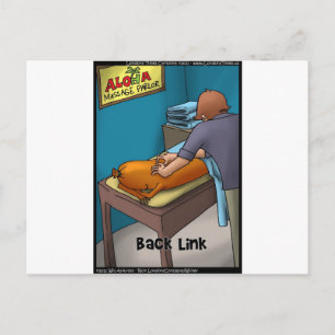 Wiener Massage aka Backlink Lustige Geschenke & Ka Postkarte